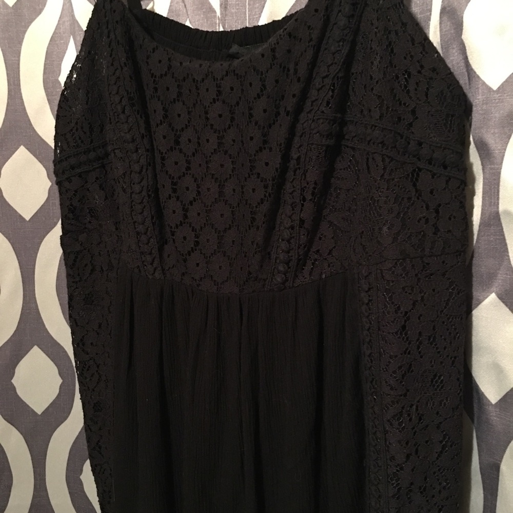 Torrid Black Babydoll Tank Top